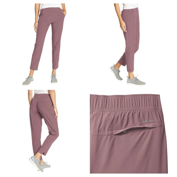 Pink (Dusty Violet)Eddie Bauer‎ Traveler Ladies' Ankle Pant - Picture 1 of 5